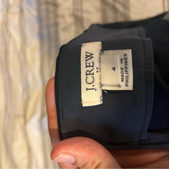 J crew Navy Skirt - Picture 2 of 3